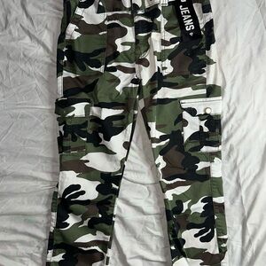 VIP Camo Cargo Jeans for Women
